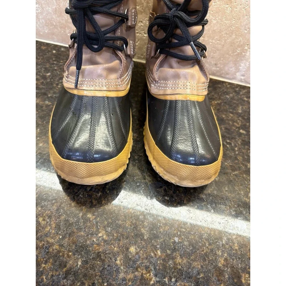 Sorel Vintage Manitou Boots with Liner Men’s 7 Women’s 9 EUC - Picture 2 of 6